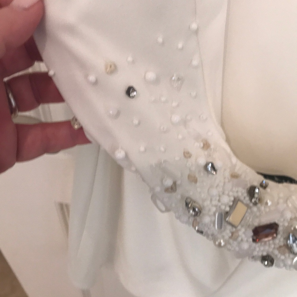 Beaded Low-Back Dress - Picture 4 of 7